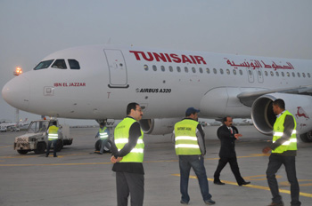 Tunisair réceptionne son nouvel Airbus A 320 baptisé 