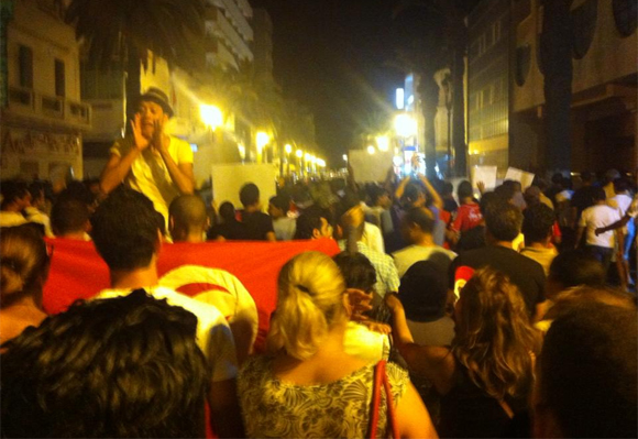 Manifestations nocturnes dans plusieurs régions de Tunisie (MAJ)