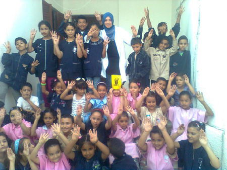 Photo du jour- La « Rabaâtite » atteint une école tunisienne