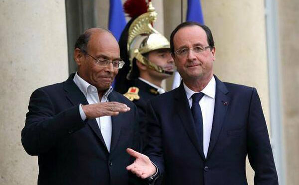 Entretien téléphonique entre Marzouki et Hollande à propos de la Libye