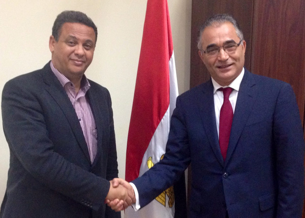 Mohsen Marzouk en visite au Front du Salut égyptien