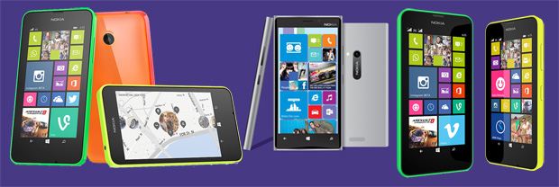 Nokia présentes ses nouveaux smartphones sous Windows Phone 8.1, les Lumia 930, 635 et 630