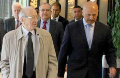 Bji Cad Essebsi et Ridha Belhaj nomms observateurs des lections en Mauritanie