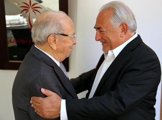 Béji Caïd Essebsi rencontre Dominique Strauss-Khan