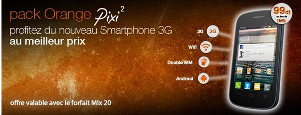 Orange Tunisie lance le nouvel Orange Pixi 2, le Smartphone 3G double SIM au meilleur prix