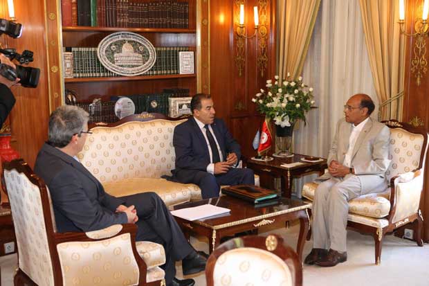 Rencontre entre Moncef Marzouki et Mongi Hamdi (vidéo)