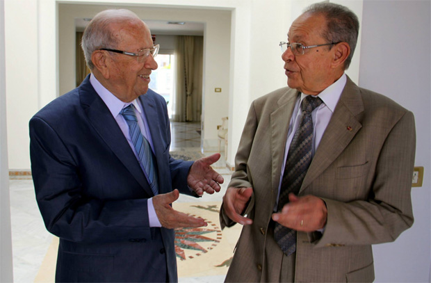 Tunisie - Rencontre entre Béji Caïd Essebsi et Hamed Karoui 