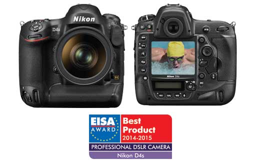 Le Nikon D4S primé aux EISA Awards 2014-2015