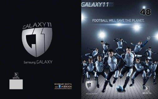 Les plus selects des stars du football de la Samsung Galaxy 11 sur les plus selects des cahiers Selecta