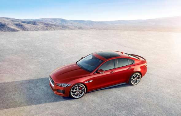 Première mondiale de la Jaguar XE à Earls Court à Londres