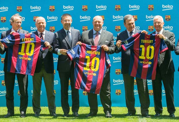 Le FC Barcelone et Beko signent un accord de sponsoring global