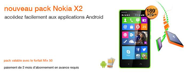 Nokia X2, le dernier Smartphone Nokia sous Android est maintenant disponible en exclusivit chez Orange Tunisie