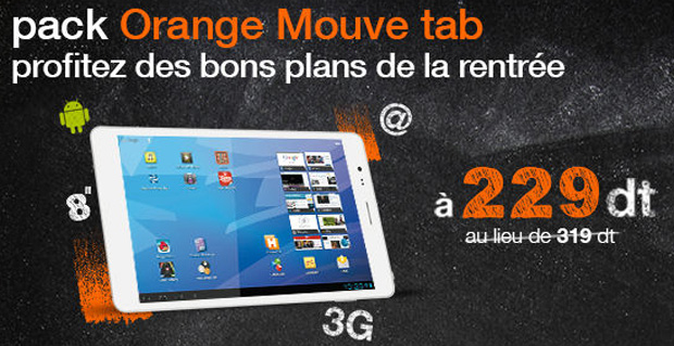 Orange Tunisie lance la Mouve Tab, sa premire tablette 100% Orange,  partir de 229 dinars