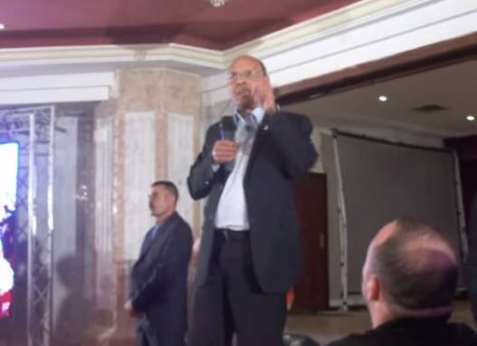 Vidéo de Moncef Marzouki hystérique, ponctuée de grossièretés, d’insultes et d’un toz !