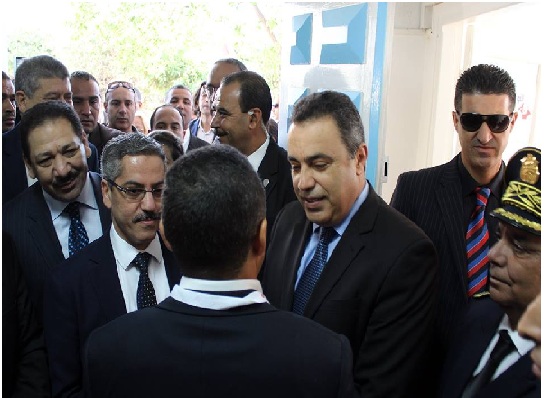 Mehdi Joma  Nabeul, accompagn des ministres de la Dfense et de lIntrieur et du prsident de lISIE