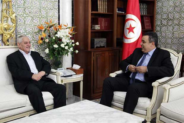 Tunisie - Mehdi Joma reoit Houcine Abassi