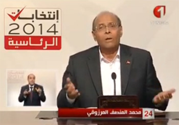 Moncef Marzouki : Soit il ne connait pas la constitution, soit il trompe le public (vido) 