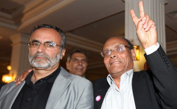Abderraouf Ayadi soutient Moncef Marzouki, Salah Chouab soutient Bji Cad Essebsi