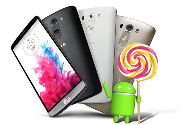 LG commence le dploiement de la premire mise  jour Android 5.0 Lollipop
