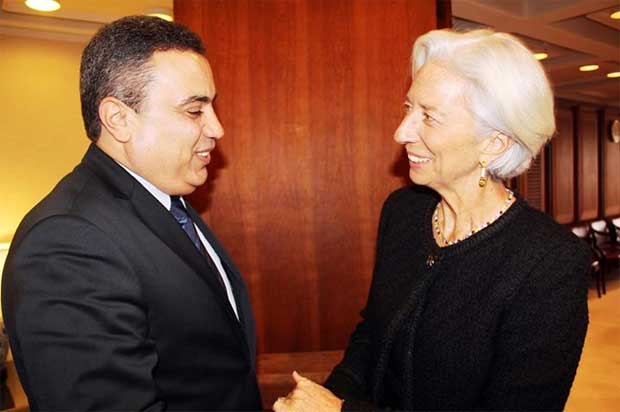 Joma rencontre Lagarde et Jim Yong Kim qui lui raffirment le soutien du FMI et de la BM pour la Tunisie