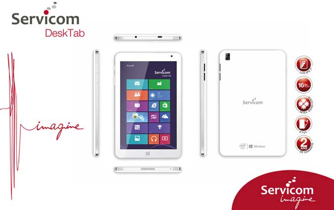 Lancement au Grand Public de Servicom DeskTab, la 1re tablette Windows Tunisienne
