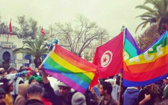 La communaut homosexuelle manifeste pour la premire fois  Tunis