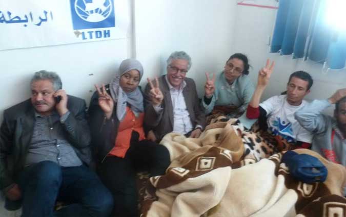 Hamma Hammami visite les anciens de l'UGET, en grve de la faim