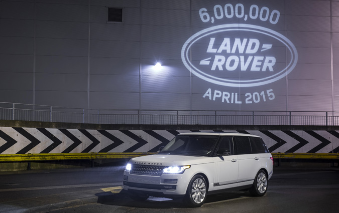 Land Rover clbre la production de son six millionime vhicule