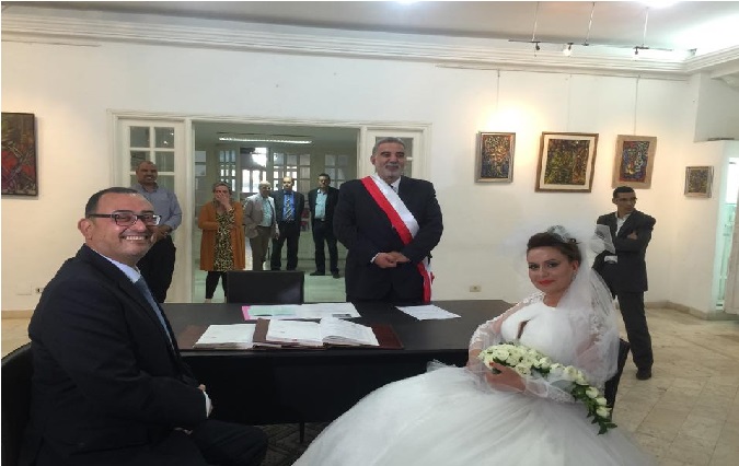 Sofine Ben Hamida clbre son mariage avec Mouna Ben Mhammed