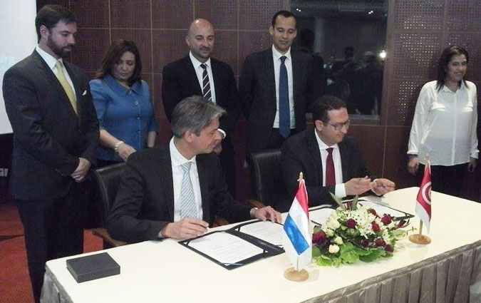 Signature d'un accord de coopration entre l'UTICA et la chambre de commerce luxembourgeoise