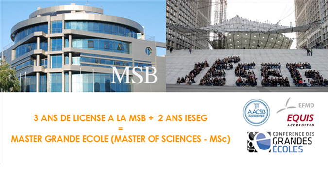 Un nouveau partenariat entre la MSB et la Grande cole franaise l'ISEG