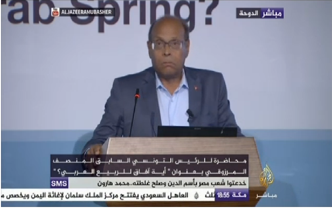 Entre Al Sissi et Essebsi, le faux lapsus de Marzouki