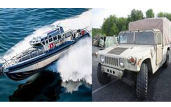 Les Etats-Unis livrent  l'Arme tunisienne des vhicules et des bateaux de patrouille