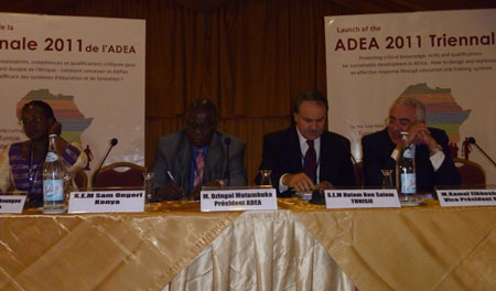 La Tunisie abrite le lancement officiel de la Triennale 2011 de l'Association pour le développement de l'éducation en Afrique