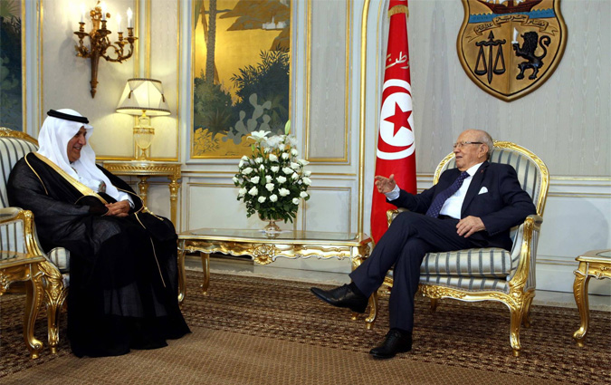 Bji Caid Essebsi reoit l'ambassadeur sortant d'Arabie Saoudite 