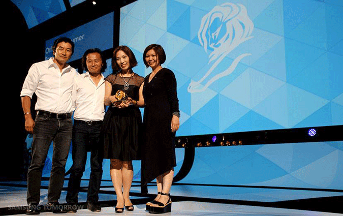Samsung Electronics remporte 27 prix au Cannes Lions