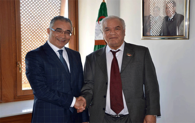 Mohsen Marzouk rencontre l'ambassadeur algrien