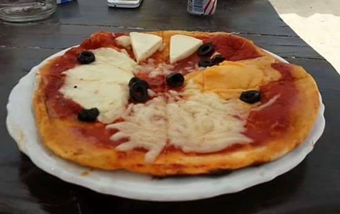 Photo du jour : la pizza 4 fromages
