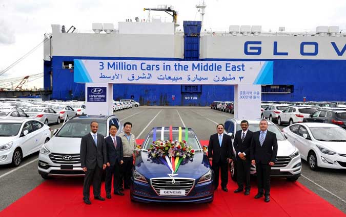Hyundai clbre les trois millions de ventes au Moyen-Orient 