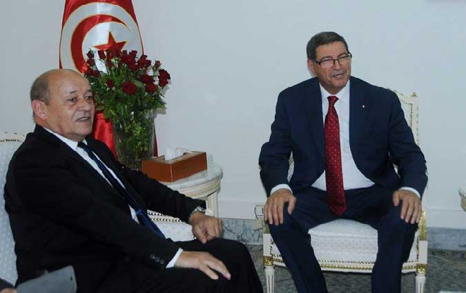 Visite du ministre franais de la Dfense en Tunisie