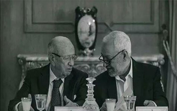 Rached Ghannouchi fait faux bond  Bji Cad Essebsi