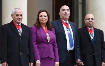 Le quartet du dialogue national  Oslo pour recevoir le prix Nobel de la paix 2015

