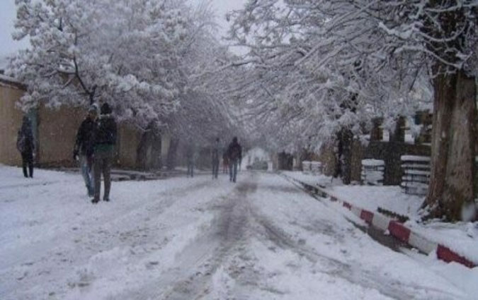 Tunisie  Le Kef : Enfin, il neige !