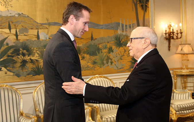 Bji Cad Essebsi reoit le ministre danois des Affaires trangres
