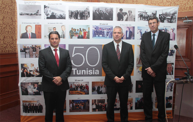Lufthansa fte ses 50 ans en Tunisie