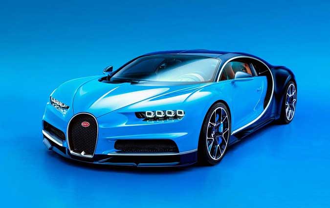 Chiron, la supercar de luxe de Bugatti  2,4 millions d'euros