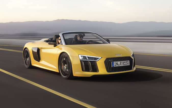 New York International Auto Show : La nouvelle Audi R8 Spyder V10 prsente en premire mondiale
