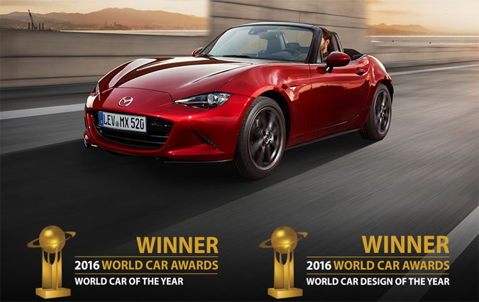 Mazda MX-5 remporte les prestigieux prix 