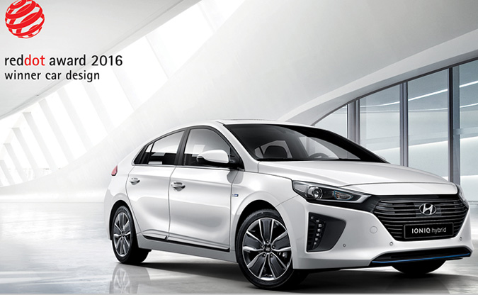 Hyundai IONIQ remporte le prestigieux Red Dot Design Award 2016
