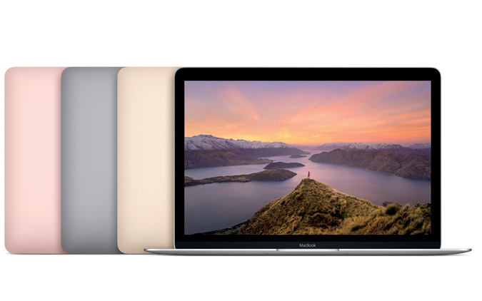 Mise  jour du Apple MacBook avec les derniers processeurs, une autonomie accrue et une nouvelle finition or rose
